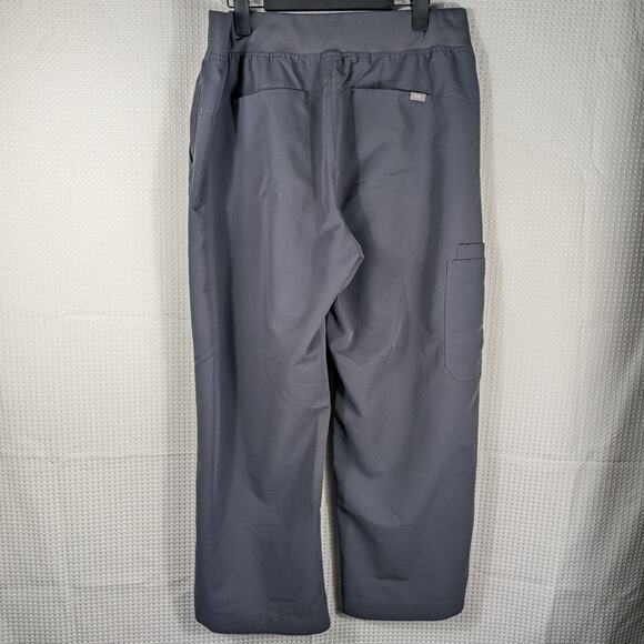 FIGS Technical Collection Gray Scrub Pants XXL Petite Women’s Drawstring Pockets - Picture 2 of 4